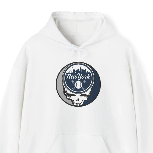 Grateful Dead - Yankees Classic Stealie Unisex Heavy Blend Hoodie - MLB - StealieShop